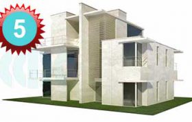 پک ۵ عددی مدل سه بعدی ساختمان - (Pack-BP101)